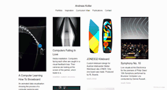 Desktop Screenshot of andreaskoller.com